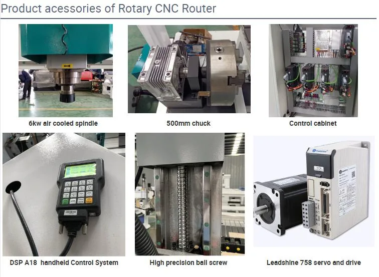 China Factory CNC Machine 4 Axis Rotary CNC Wood Router