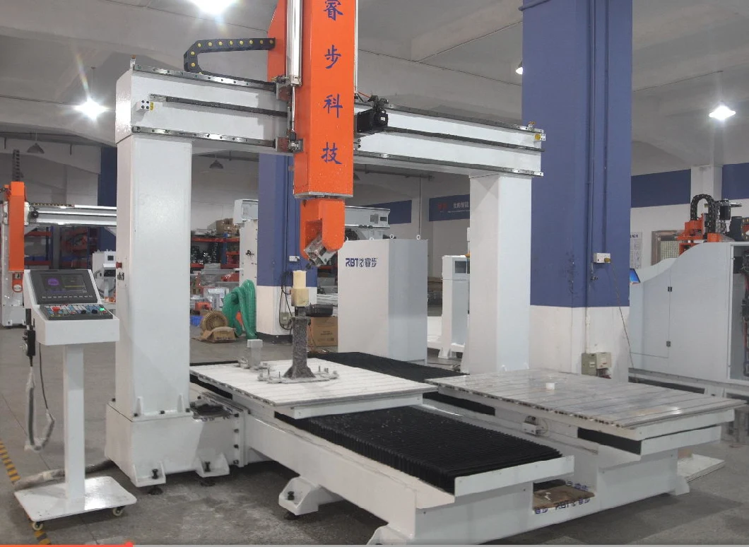 Rbt Six 6 Axis Multi Axis CNC Router for Rubber, Carbon Fiber, Glass Steel Engraving Punching Trimming and Cutting